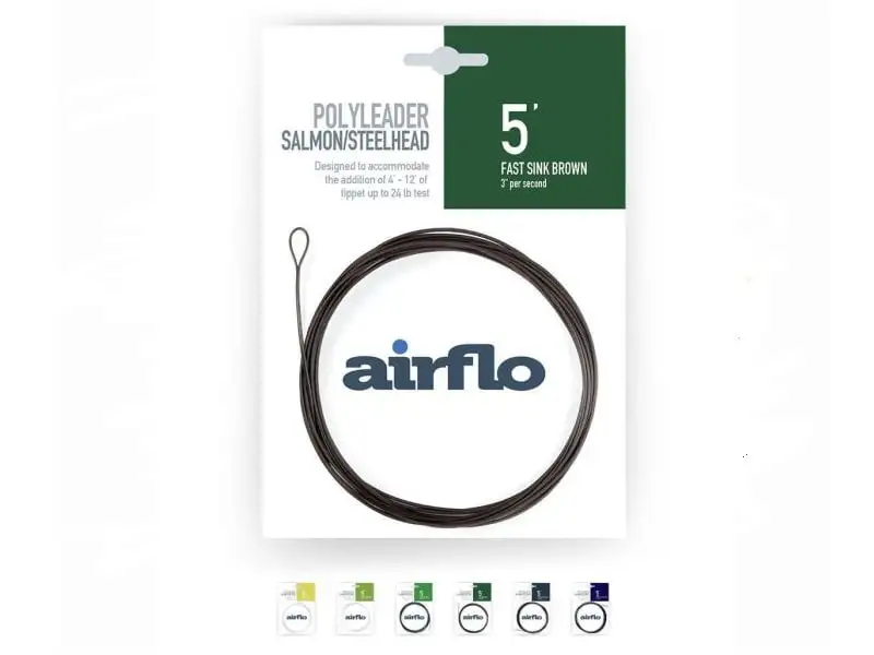 Airflo Polyleader Salmon/Steelhead 5 Fot 3 Airflo Polyleader Salmon/Steelhead 5 Fot