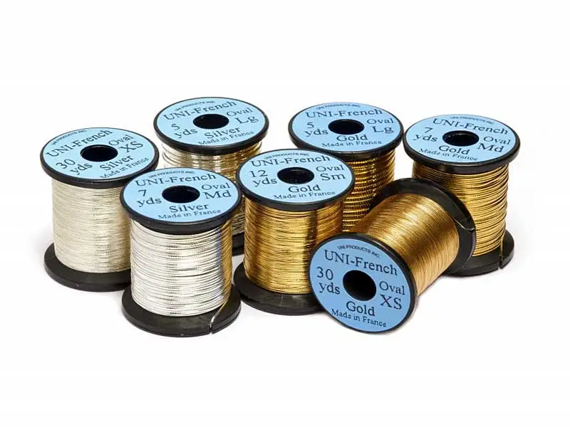 Veniard Uni French Tinsel Sølv 3 Veniard Uni French Tinsel Sølv